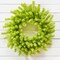 30" Lime Green Wreath Large Decorative Wreath for Front Door, Wall or Seasonal Home Decor